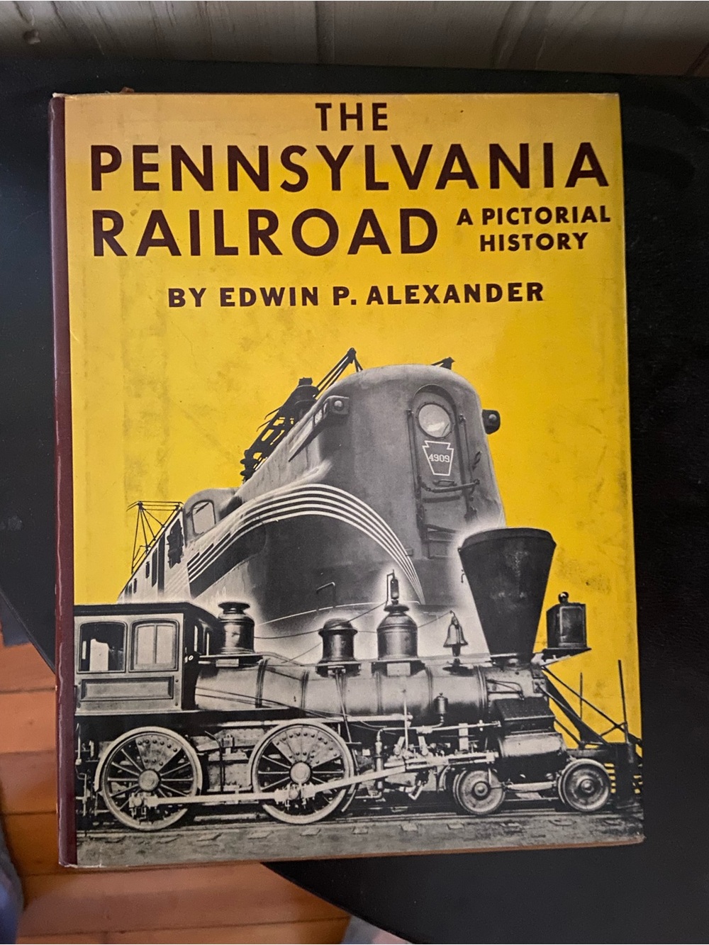 Vintage 60s 1960s Antique train trains PRR Pennsylvania Railroad History book PA